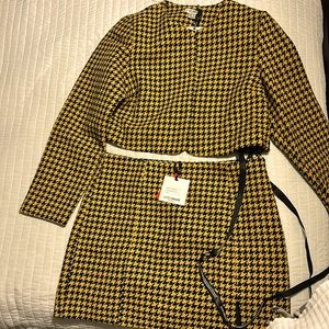NWT tweed skirt set
